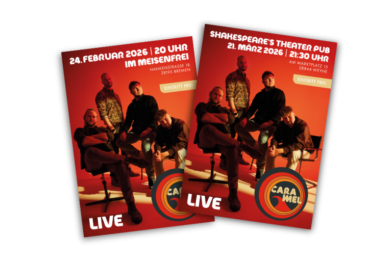 Caramel Band Flyer
