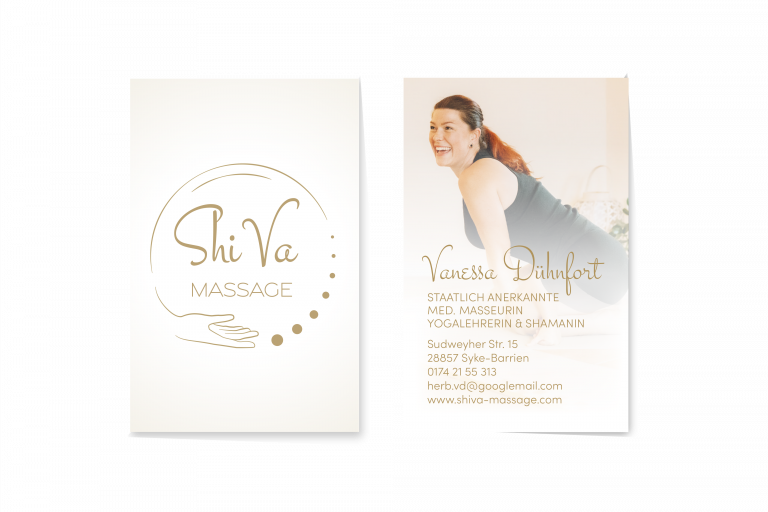 ShiVa Massage Visitenkarte